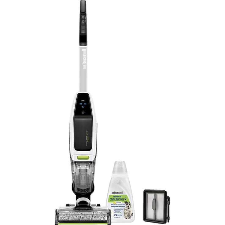 Bissell 3401N CrossWave X7 Plus Cordless Pet Select Nass- und Trockenreiniger, 30 min Akkubetrieb, inkl. Reinigungsmittel, Hartbodenreiniger, schwarz-weiß – Bild 6