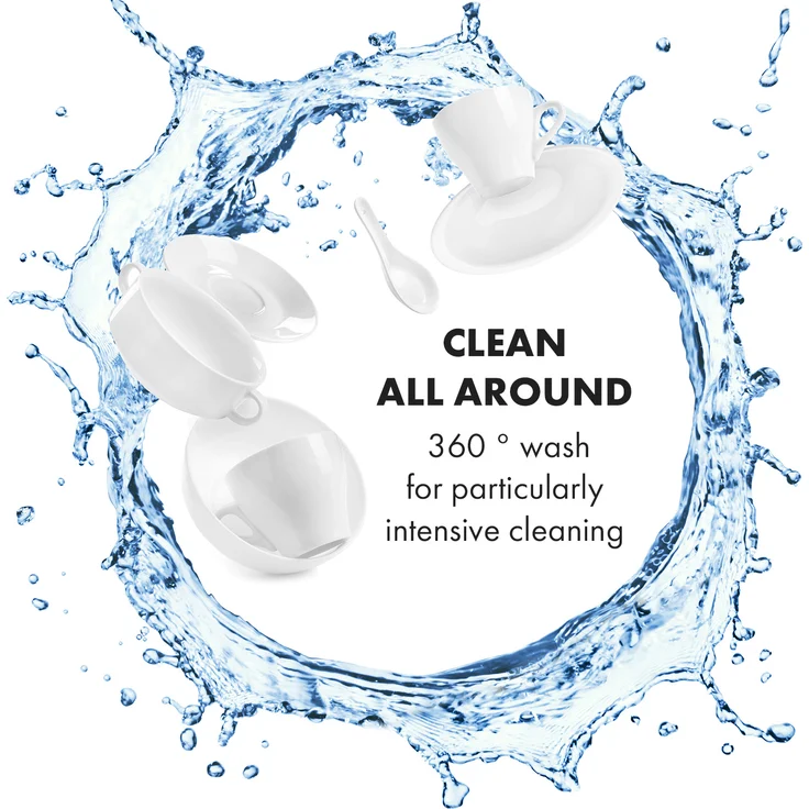 Klarstein 10034631A, Tischgeschirrspüler, Geräuschemissionsklasse C, Geräuschemissionen 49 Dezibel – Bild 6