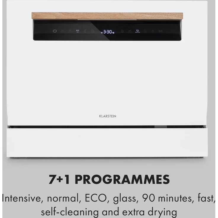 Klarstein 10034631A, Tischgeschirrspüler, Geräuschemissionsklasse C, Geräuschemissionen 49 Dezibel – Bild 5