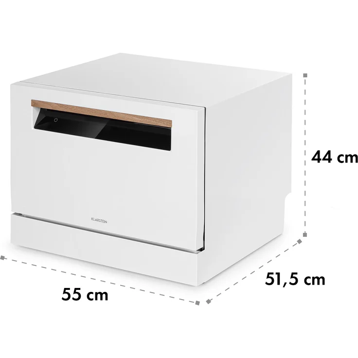 Klarstein 10034631A, Tischgeschirrspüler, Geräuschemissionsklasse C, Geräuschemissionen 49 Dezibel – Bild 9