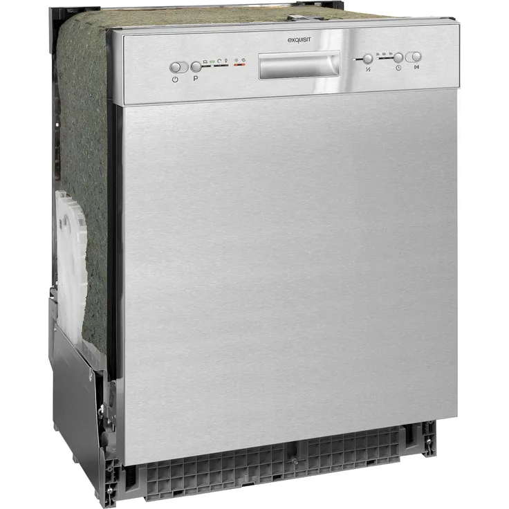 Exquisit EGSP6112-EF-030E, Geschirrspüler, Geräuschemissionsklasse C, Geräuschemissionen 49 Dezibel