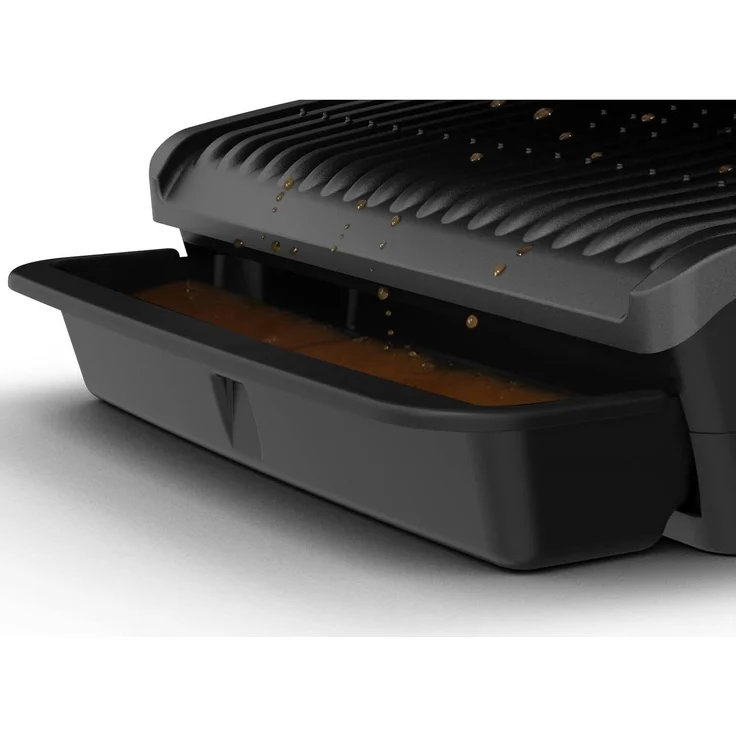 Tefal Elite Kontaktgrill, 2000 W, Elektrischer Optigrill + Original Hamburgerpresse + Rezeptbuch, Indoor Elektro Grill, 12 automatische Programme, Intuitiver Sensor, Touch Display, silber – Bild 5