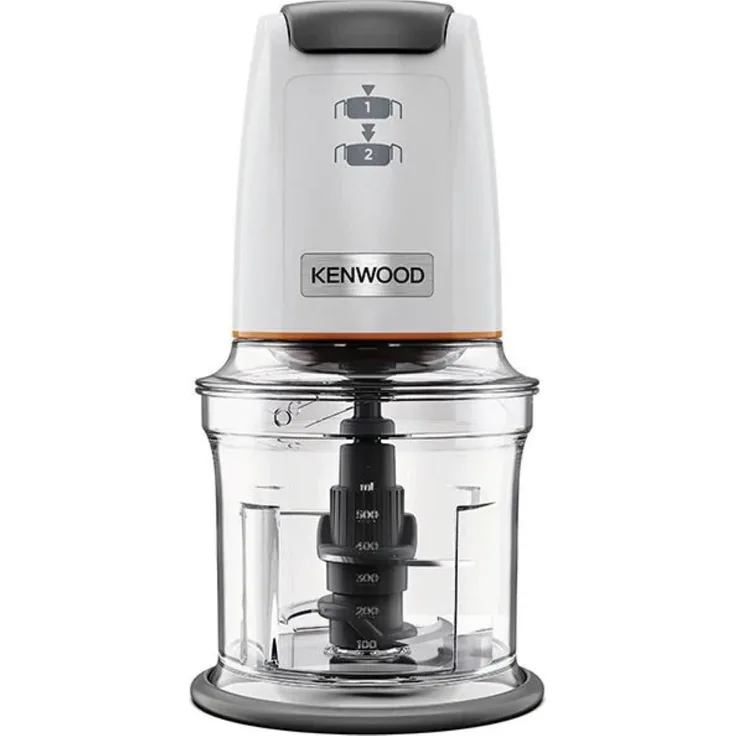 Kenwood CHP61.000WH Easy Chop Zerkleinerer, 500 Watt, Edelstahlmesser, 0,5 L, weiß, grau 