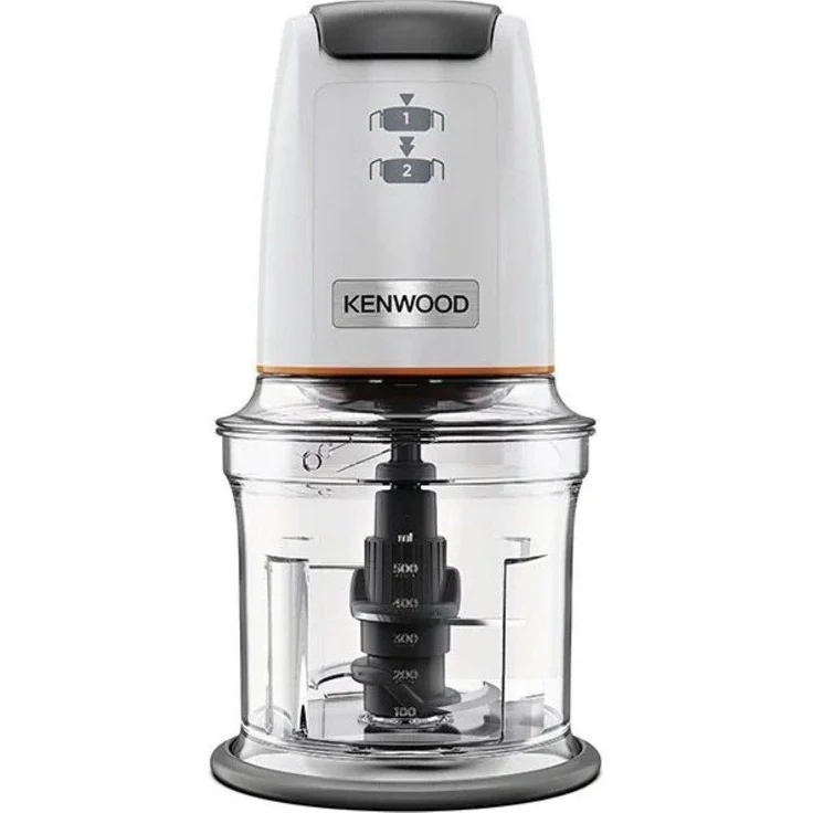 Kenwood CHP61.000WH Easy Chop Zerkleinerer, 500 Watt, Edelstahlmesser, 0,5 L, weiß, grau  – Bild 2