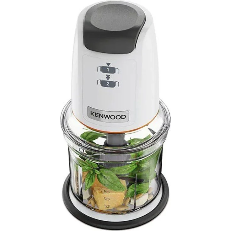 Kenwood CHP61.000WH Easy Chop Zerkleinerer, 500 Watt, Edelstahlmesser, 0,5 L, weiß, grau  – Bild 3