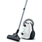 Bosch BGL2HYG3L Serie 2 Bodenstaubsauger mit Beutel, 600 Watt, 8 m Aktionsradius, weiß