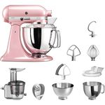 KitchenAid Artisan 5KSM175PS Küchenmaschine Sonderpaket 2, inkl. Entsafter 5KSM1JA, seidenpink, Serie: 5KSM175PS