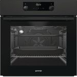 Gorenje BOP737E20B Backofen mit Gorenje ECT643BX Glaskeramikkochfeld - autark, 60 cm Pyrolyse 1-fach-Teleskopauszug