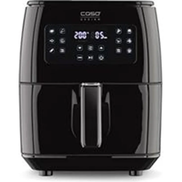 Caso AF 600 XL Heißluftfritteuse, ohne Öl, 1700W, Kunststoff, schwarz