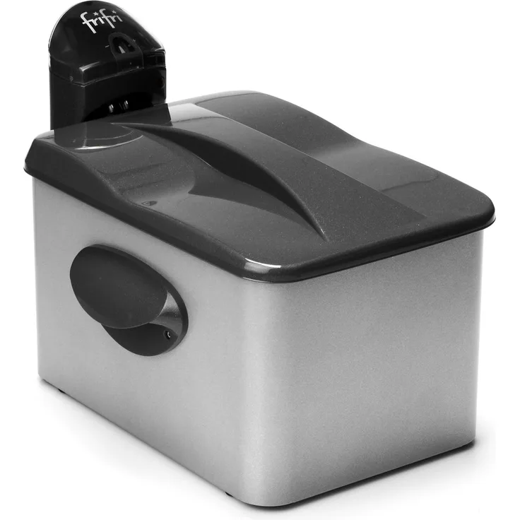 Frifri Fritteuse, mit Öl, 4,5L Fassungsvermögen, 3200 W, 1.5kg Pommes, Metallgehäuse, silber