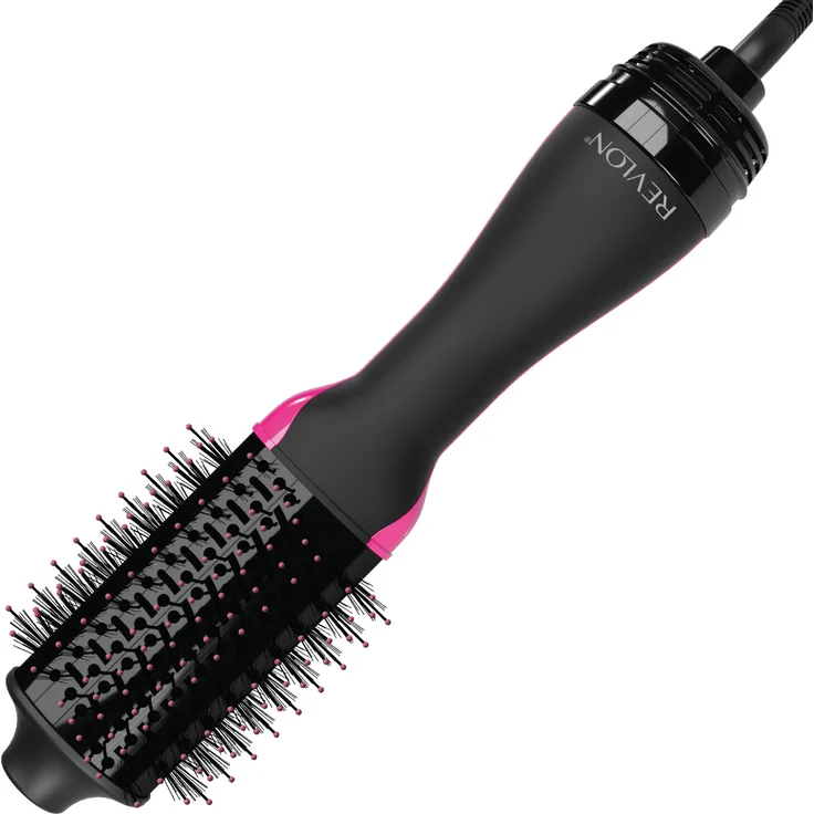 Revlon RVDR5282UKE Small One-Step Volumiser Warmluftbürste, 3 Temperaturstufen, 2 Gebläsestufen, Überhitzungsschutz, Ionisierung, rot, schwarz – Bild 4