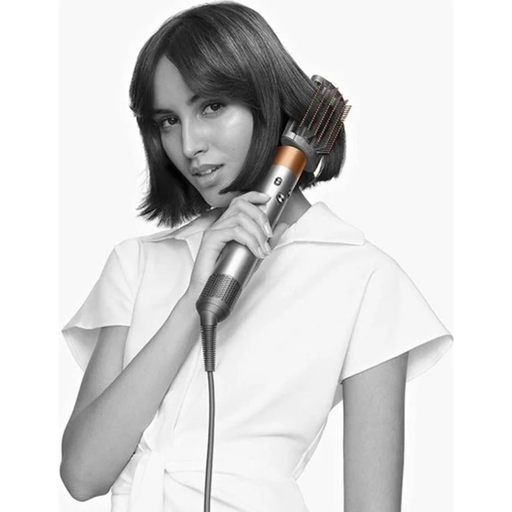 Dyson Airwrap Complete Long Multistyler für alle Haartypen Coanda-Effekt, 3 Temperaturstufen, Ionen-Technologie, Kaltstufe, inkl. 6 Aufsätze, neuer Trocknungs-Aufsatz für Styling-Vorbereitung, nickel, kupfer – Bild 7