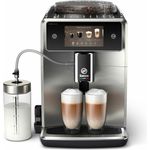 Saeco SM 8785-00 Xelsis Deluxe Kaffeevollautomat, schwarz-silber