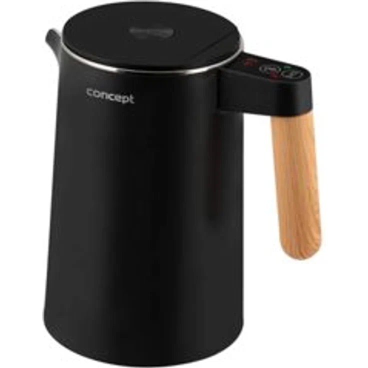 Concept Salt & Pepper RK3301 Wasserkocher, 2200 Watt, 1,5 Liter, kabellos, schwarz – Bild 1