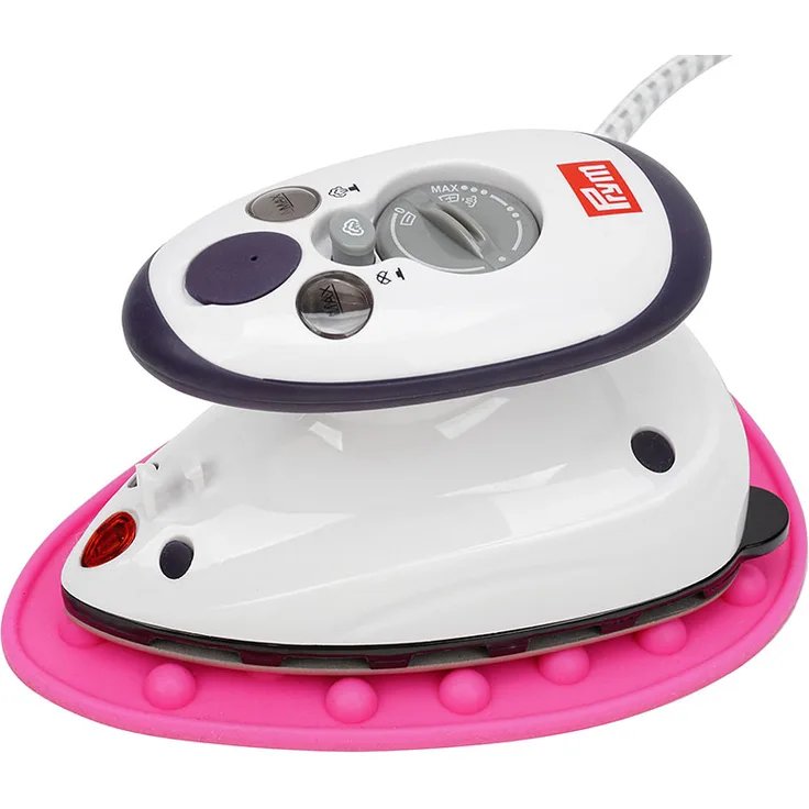 Set Prym Mini Bügeleisen mit Semplix Silikonablage (pink)