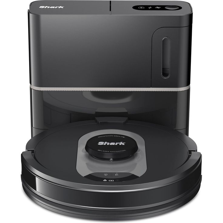 Shark RV2500SEU AI360 Saugroboter mit Wischfunktion und Absaugstation, 120 min Akkubetrieb, Anti Hair Wrap-Technologie, schwarz