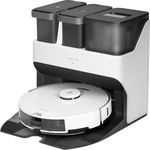 Roborock S7 Pro Ultra Sonic Saugroboter mit Wischfunktion und Empty Wash Fill Dock Absaugstation, 5100 Pa Saugleistung, weiß