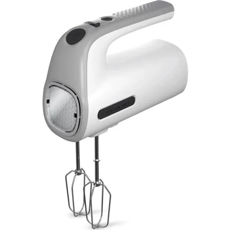 Taurus STATION GREY Handmixer, 300W, 5 Geschwindigkeiten, Turbofunktion, Kunststoff, weiß