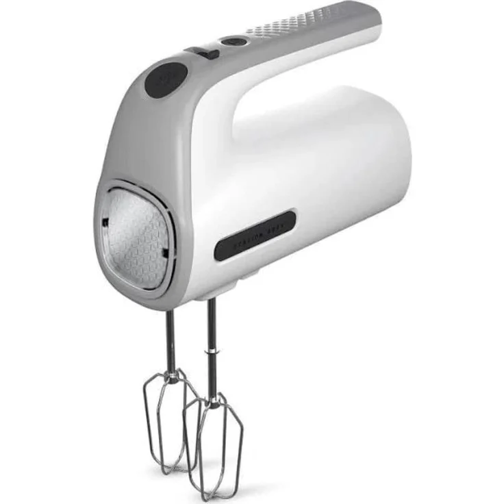 Taurus STATION GREY Handmixer, 300W, 5 Geschwindigkeiten, Turbofunktion, Kunststoff, weiß