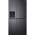 LG GSJV71MCLE Side-by-Side-Kühlschrank, freistehend, matt black, Höhe 179 cm, Energieklasse E
