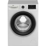 Beko B3WFU57413W, Frontlader-Waschmaschine, A, Fassungsvermögen 7 kg, Standgerät, Breite 60 cm