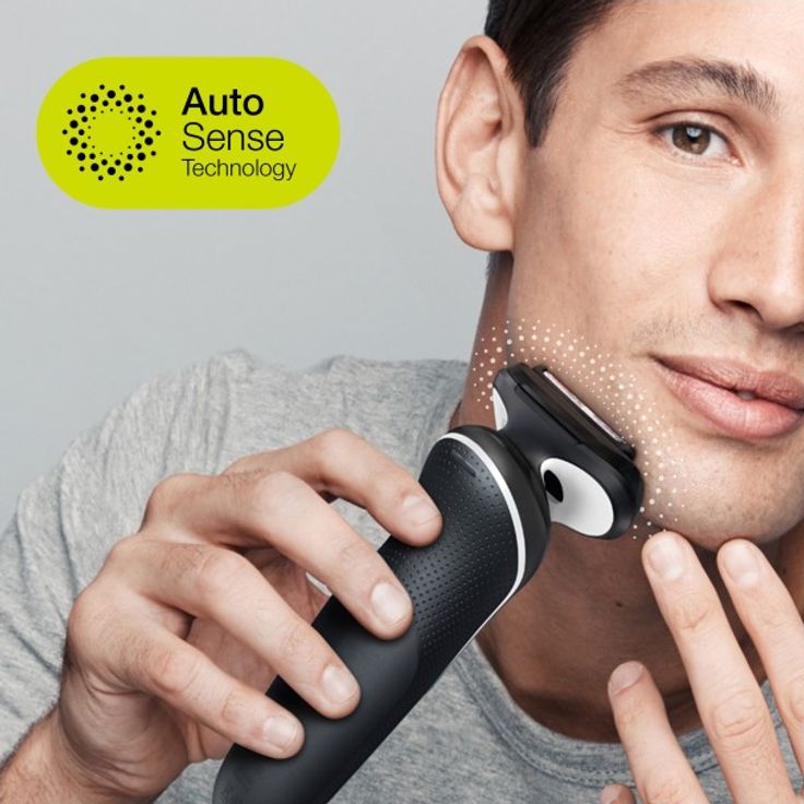 Braun Series 5 - 51-W1600s Herrenrasierer + BodyGroomer Aufsatz - schwarz & weiß – Bild 9