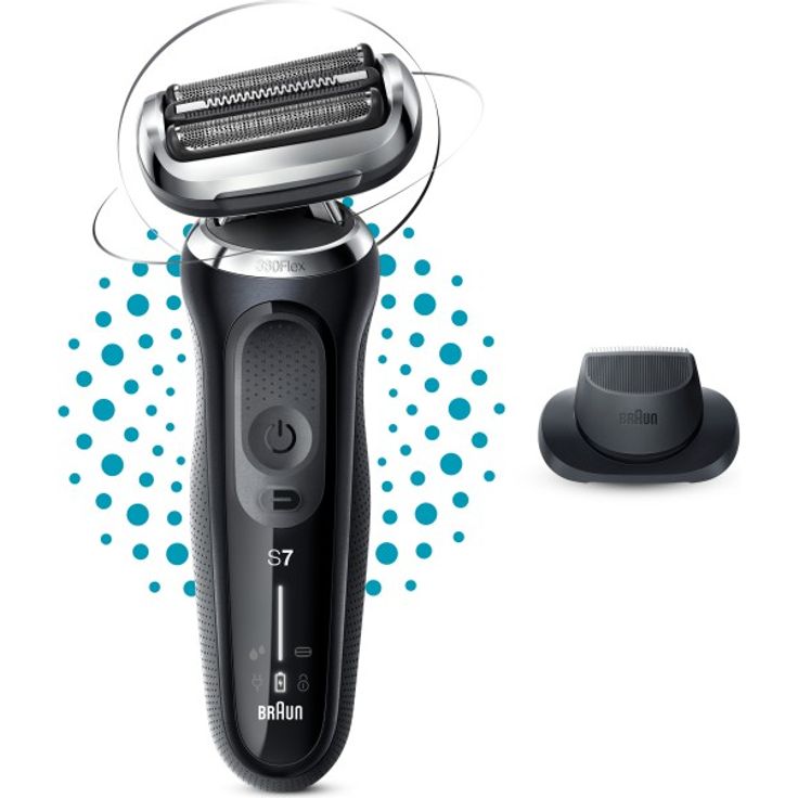 Braun Series 7 - 71-N1200s Herrenrasierer + Präzisionsaufsatz - schwarz – Bild 5