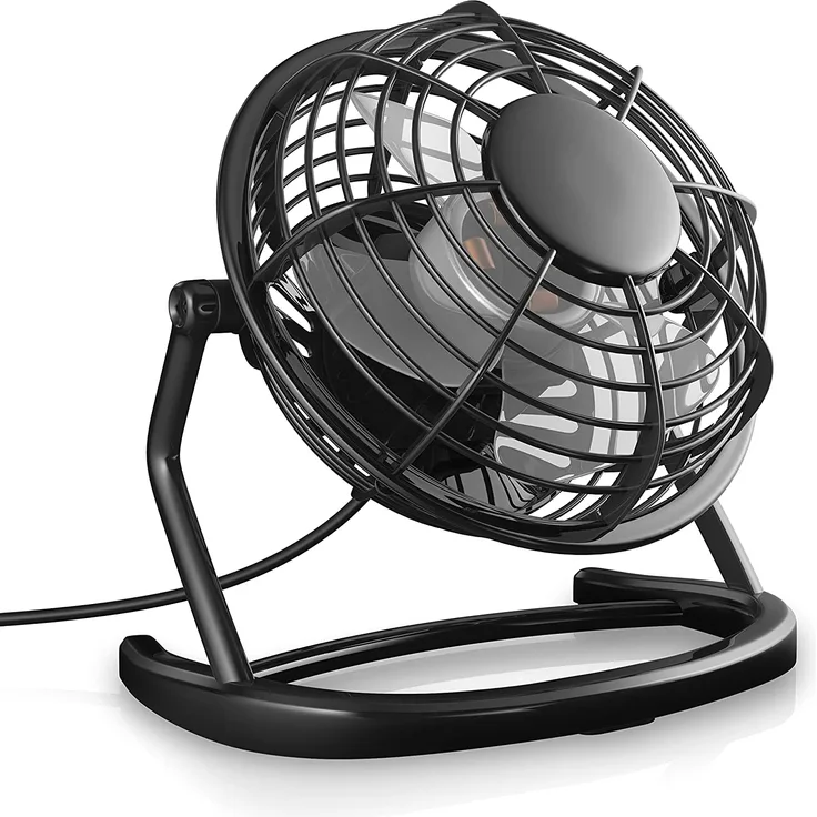 CSL USB Ventilator Tischventilator schwarz