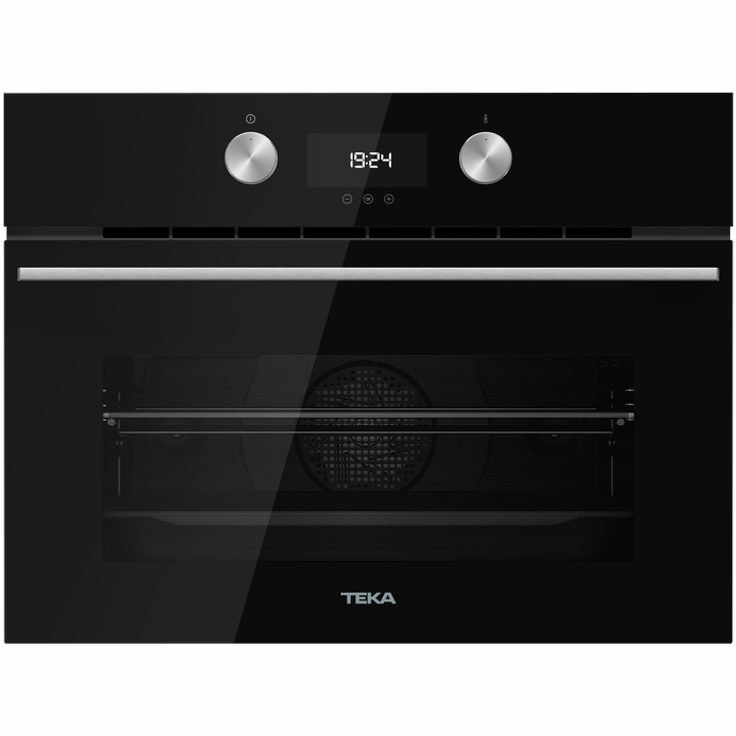 Teka HLC 8440 C Bk Kompakt-Backofen mit Mikrowelle, Night Riverblack
