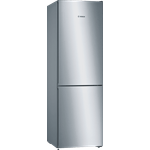 Bosch KGN 362 LEA Serie 4 Kühl-Gefrierkombination, freistehend, Edelstahloptik Chrome-Inox Metallic, Höhe 186 cm, Energieklasse E