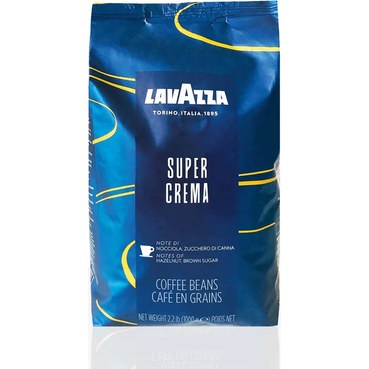 Lavazza Espresso Super Crema 6 x 1kg ganze Kaffee-Bohne – Bild 1