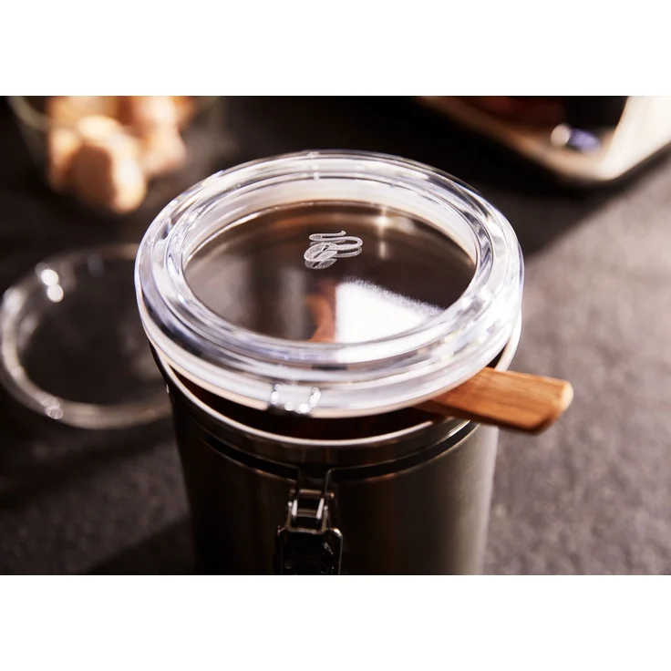 Tchibo Aromadose, Kaffeedose, 500g Füllvolumen, aromadicht, Edelstahl, Schwarz – Bild 4