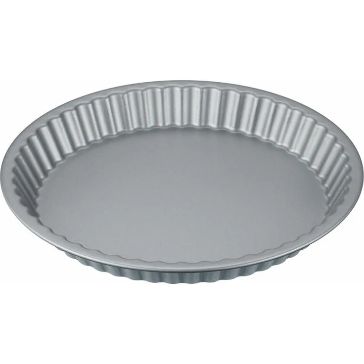 Berndes b.green Alu Recycled Oven Quiche- und Tartenform, Backform, Aluminium, Grau, 30 cm, 0009121930
