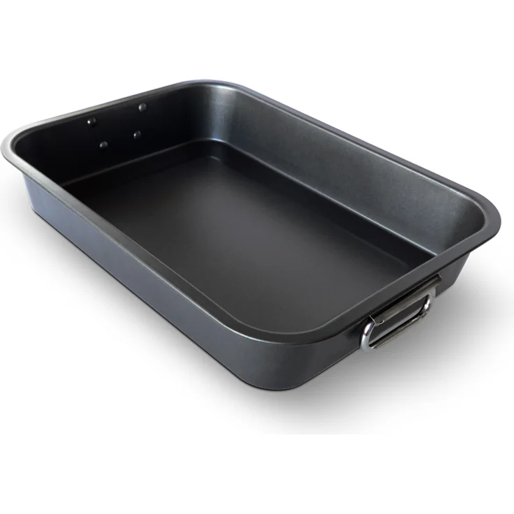 Karl Krüger Grill- und Auflaufform CARBON 40 cm mit Antihaftbeschichtung - Bräter – Bild 1