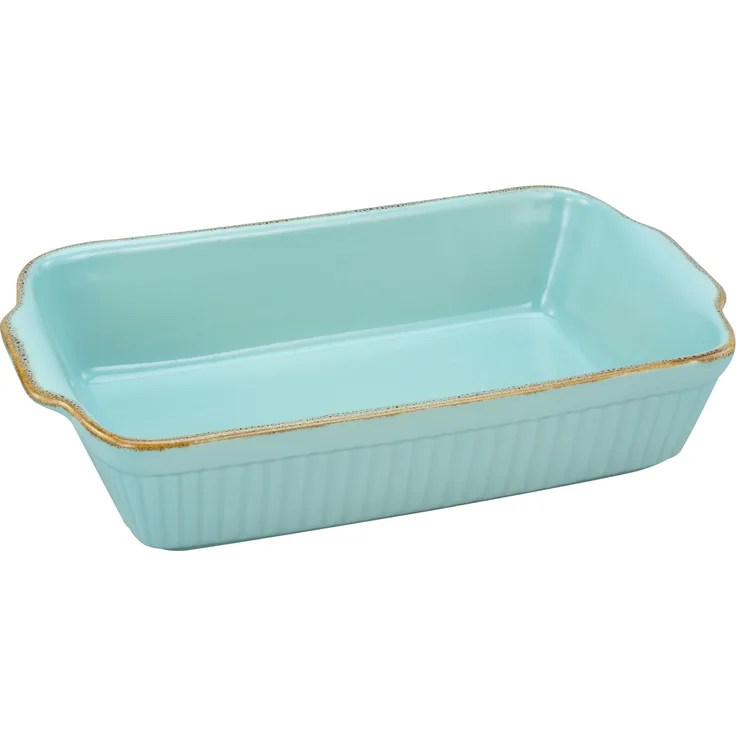CreaTable 23529 Classic Vintage Auflaufform 34 x 20 x 7, 5 cm, 1 teilig, mint