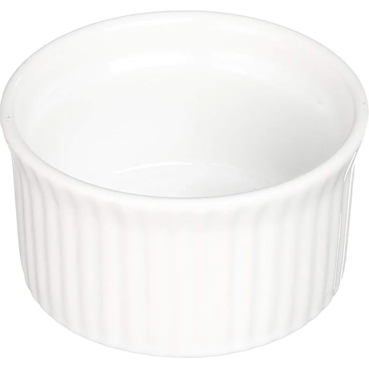 Secret de Gourmet Auflaufform, Keramik, Weiß, D10 D. 10 x H. 4,8 cm weiß - Secret de Gourmet