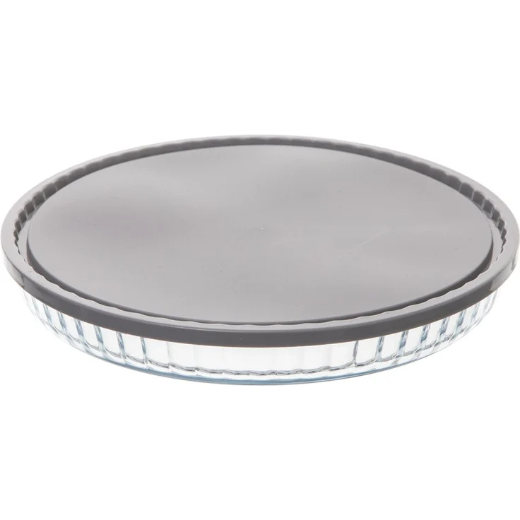 Backform gerieben mit Deckel, Universal-Glasschale