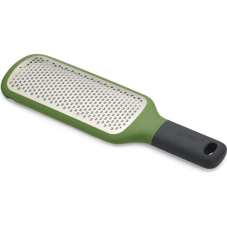 Joseph Joseph GripGrater Flachreibe Fein mit Schüsselnut Grün Käsereibe Gemüsereibe