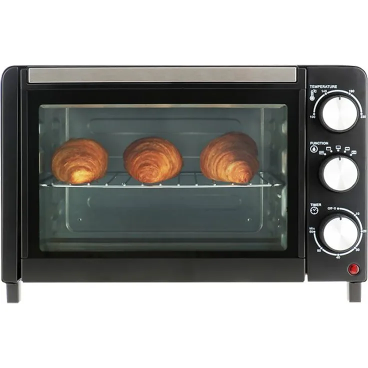 Mestic MHO-120 Minibackofen 18 L Schwarz 800 W