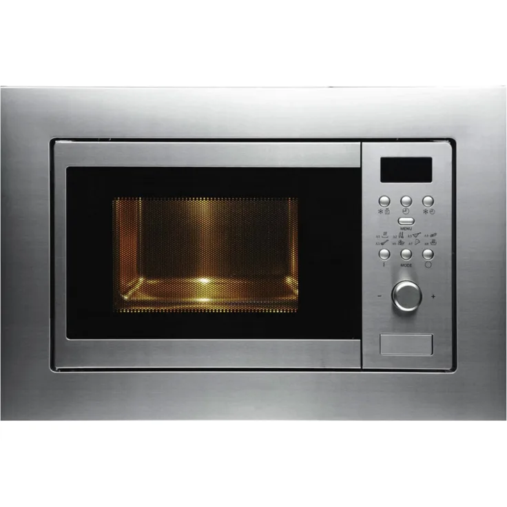 Elektra Bregenz MWS 8171 X Einbau-Mikrowelle,700 Watt, 17 Liter Garraum, Timer, Auftaufunktion, 8 Automatikprogramme, edelstahl
