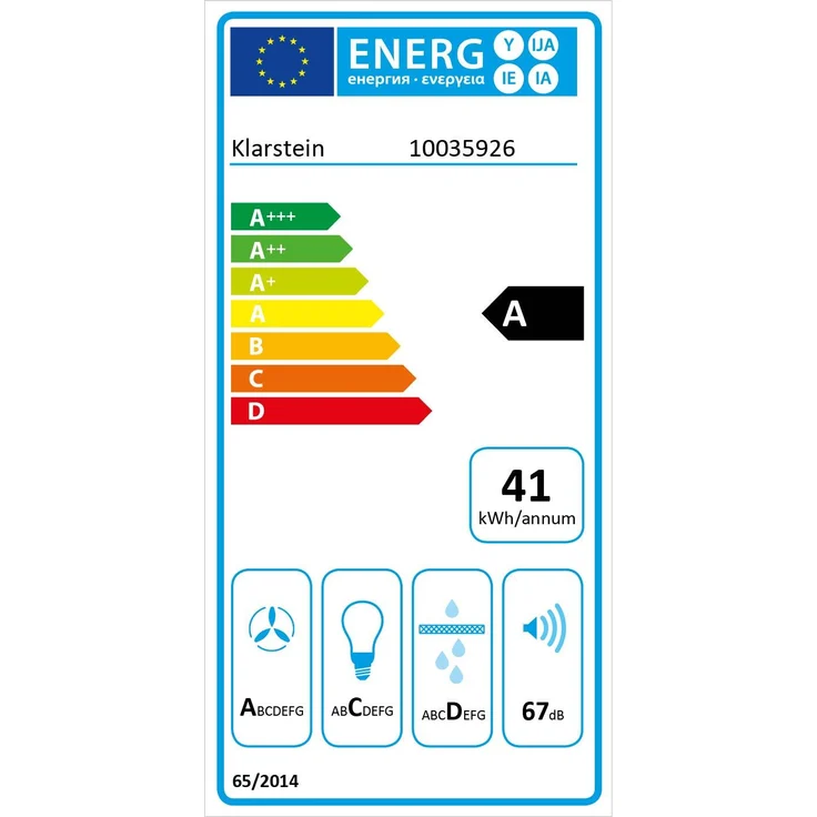 Klarstein Mariana Neo 60 Flachschirmhaube 60cm Abluft LED Schwarz – Bild 2