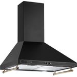 Klarstein Victoria Dunstabzugshaube 60cm Retro-Design 2 LED-Lampen Schwarz