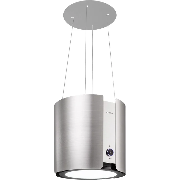 Klarstein Skyfall Smart Inselabzugshaube Ø45cm Umluft LED – Bild 1