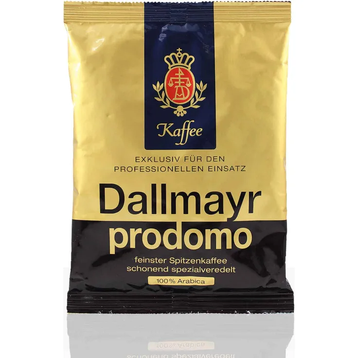 Dallmayr Prodomo - 50 x 60g Kaffee gemahlen, Filterkaffee 100% Arabica