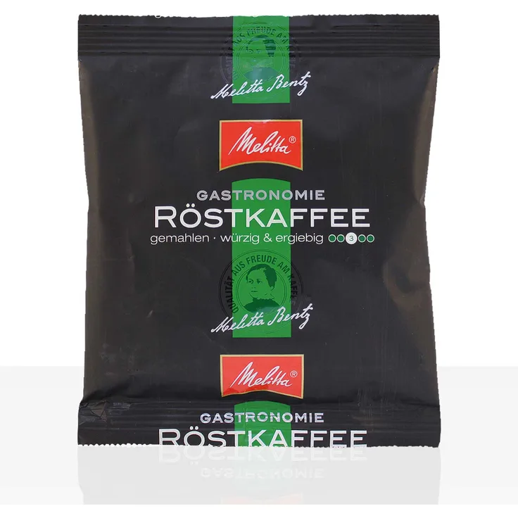 Melitta Gastronomie Röstkaffee 100% Robusta - 85 x 70g Kaffee gemahlen, Filterkaffee