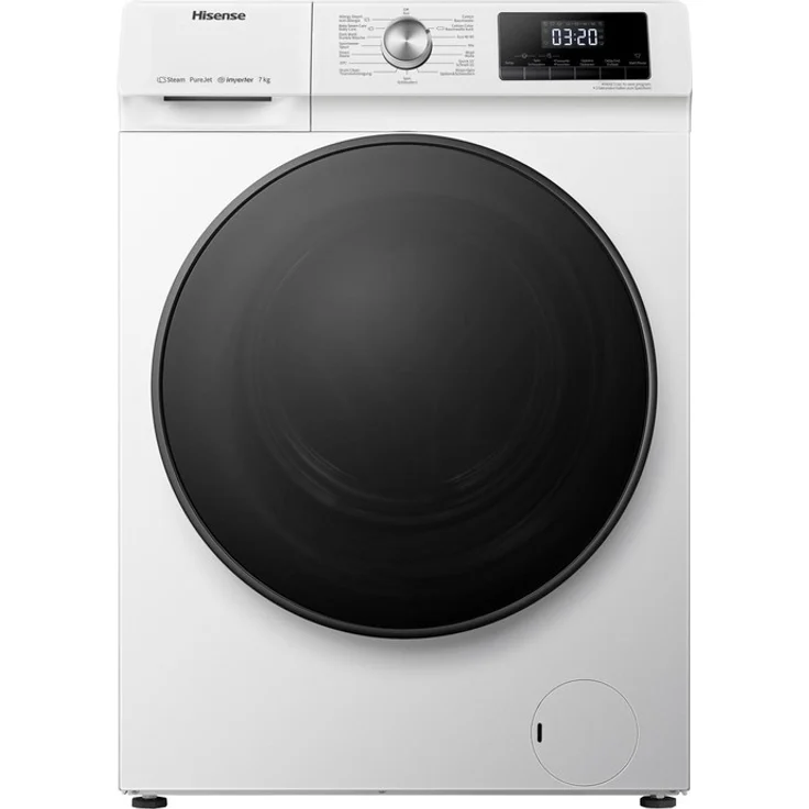Hisense WFQA7014EVJM, Frontlader-Waschmaschine, A, Fassungsvermögen 7 kg, Standgerät, Breite 60 cm – Bild 1