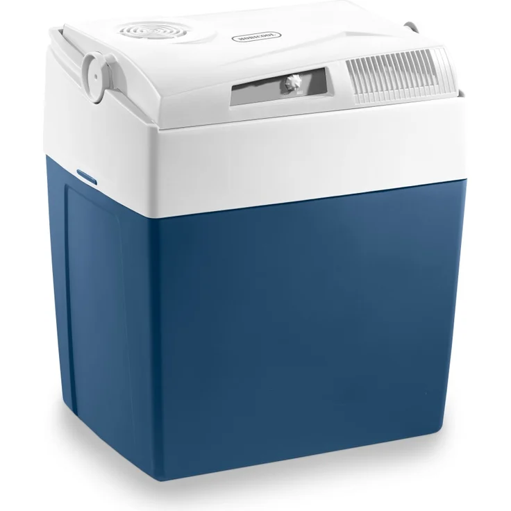 Mobicool ME27 12 V DC thermoelektrische Kühlbox, Energieeffizienzklasse E, 26 Liter, 12-230 V, blau – Bild 1
