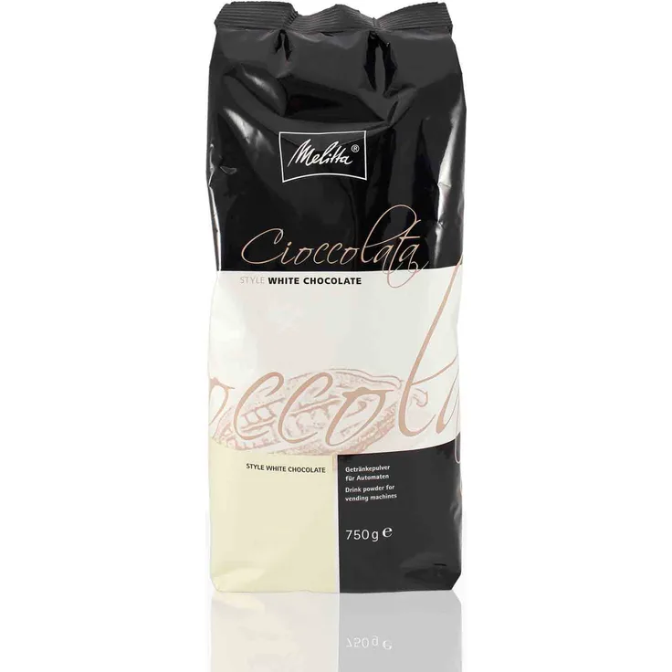 Melitta Cioccolata Style White Chocolate 10 x 750g, weiße Instant-Schokolade