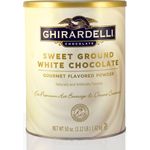 Ghirardelli Sweet Ground Chocolate White 1,41kg, weiße Instantschokolade