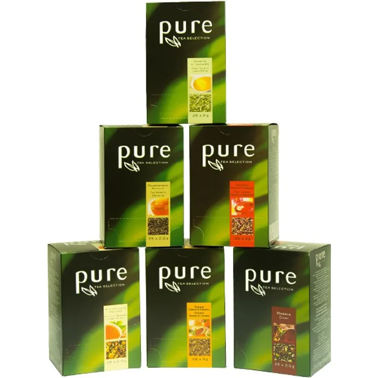 PURE Tea Selection 6 Sorten a 25 Beutel Tee